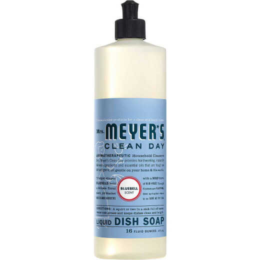 Mrs. Meyer's Clean Day 16 Oz. Bluebell Scent Liquid Dish Soap
