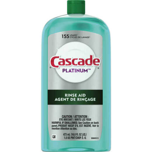 Cascade Platinum 16 Oz. Dishwasher Rinse Aid and Drying Agent