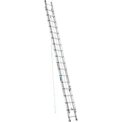 Werner 36 Ft. Aluminum Extension Ladder with 225 Lb. Load Capacity Type II Duty Rating