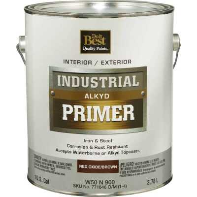 Do it Best Alkyd Industrial Primer, Red Oxide/Brown, 1 Gal.