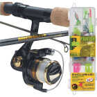 Ready 2 Fish Just Add Bait 5 Ft. 6 In. Telescopic Fiberglass Fishing Rod & Spinning Reel Combo Image 1